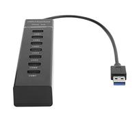 Hub, indicateur LED portatif léger de Forme compacte Hub USB Haute Vitesse, Affaires Pratiques pour Les Voyages de Bureau à la Maison