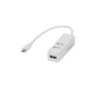 Hub & lecteur de cartes mémoire usb 2.0 otg lindy 42626