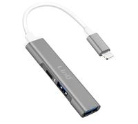 Hub Lightning vers 2 ports USB et 1 port Lightning Charge / synchronisation LinQ Noir