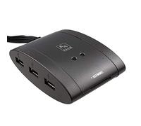 hub Maître 8 en 1 PS2 Clavier Mouse/3x USB Ports/3.5mm Micro & Casque
