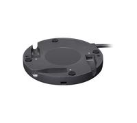Hub Microphone Logitech Rally Graphite 939-001647, 3 Ports, Compatible Windows/macOS/ChromeOS, 102x102x16mm, pour Rally et Rally Plus, Kit de Montage Inclus