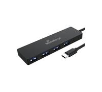 Hub MRCS508 - 1xUSB-C vers 4xUSB3.0 - Plug and Play - Noir