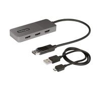 Startech.com 3-port mst hub, displayport to triple hdmi monitors, 4k 6