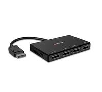 Lindy – Répartiteur vidéo/audio – Hub MST DisplayPort 1.2 4 ports – Noir – 38431