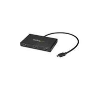 StarTech.com Adaptateur Multi-Moniteur 3 ports - Répartiteur Vidéo USB-C vers 3x HDMI - Hub USB Type-C vers HDMI MST - Double 4K 30Hz ou Triple 1080p - Compatible Thunderbolt 3 - Windows Seulement