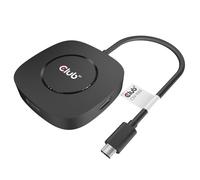 Hub Multi Stream Transport - Club 3D - USB Type C 3.2 Gen 1 - 3 Ports - DisplayPort 1.4 - Noir