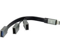 Hub Multiport USB-C® (USB 3.1) Conceptronic HUBBIES01G 3 ports gris