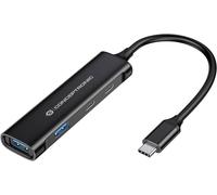 Hub Multiport USB-C® (USB 3.1) Conceptronic HUBBIES12B 4 ports noir
