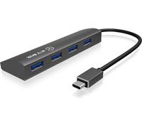 Hub Multiport USB-C® (USB 3.1) ICY BOX 4 ports anthracite