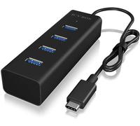Hub Multiport USB-C® (USB 3.1) ICY BOX 4 ports noir