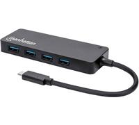 Hub Multiport USB-C® (USB 3.1) Manhattan 164924 4 ports noir