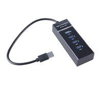 Hub multiports USB 3.0 haute vitesse 4 ports d'extension pour ordinateur portable multi-répartiteur haute résistance Hub USB 2.0 portable Expander