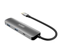 Hub Multiports USB-C 4-en-1 HDMI 4K / 2 USB-A 3.0 / USB-C 3.0 PD 100W, Gris