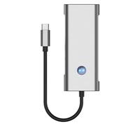 Hub Pour Ordinateur Portable Station D'extension USB C Portable Pour | Adaptateur de Transmission de Données pour Utilisateurs Professionnels Étudiants et Bureaux à Domicile