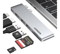 HUB Splitter di porte per MacBook Air Pro: 2x USB-C, HDMI, 2x USB 3.0, SD, TF, P