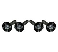 Hub & stub axles quad ATV trailer 4 stud 100mm PCD 40x40mm high speed - set of 4