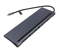 Hub THTHC USB 2.0, USB 3.0, USB 3.2 PnP gris Nombre de ports : 11 0,25 m VENTION