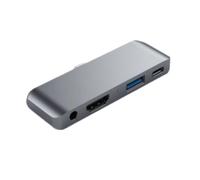 Hub Type-C pour iPad Pro 2018 en Aluminium Mobile Pro Gris