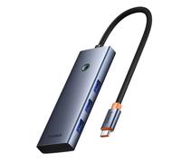 Hub 7in1 Baseus UltraJoy, USB-C - HDMI, 3xUSB 3.0, PD, SD/TF (Grey)