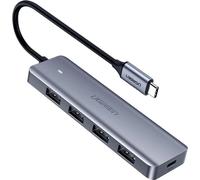 Hub Ugreen, USB Type-C vers 4x USB 3.2 Gen, 1x USB-C, gris (CM219 70336)