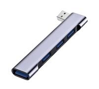 Hub USB 1/2 - Hub USB 4 en 1, transfert de données rapide USB de type C | Extenseur de port USB 3.0 longue durée, hub USB portable à 4 ports pour ordinateurs, ordinateurs portables et autres appareils