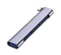 Hub USB 1/2 pièces - Répartiteur USB de Type C 4 en 1, hub USB multiport, de données Rapide | Longue durée de Vie USB 3.0 Hub extenseur de Port pour Ordinateurs Portables