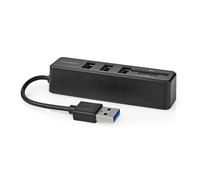 Hub USB | 1x USB-A | 3x USB A Femelle | 5-Port port(s) | USB 2.0 | Alimenté par port USB | SD & MicroSD