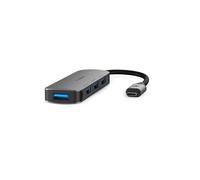 Nedis Hub USB CCGB64220GY01 – 1x USB-C, 4x USB-A, USB 3.2 Gen 1, alimenté par le port USB – Gris