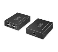 Digitus Extenseur via câble torsadé Cat.6 USB2.0 150m 4x USB-A 480Mbps 1x RJ45 Gigabit ensemble