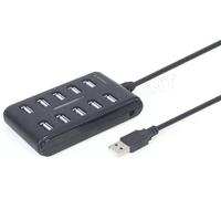 Hub USB 2.0 Gembird - 10 ports (Noir)