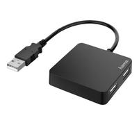 Hub USB 2.0 Hama 4 ports noir