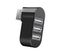 Hub USB 2.0, Port Rotatif à 180 degrés, séparateur USB, Adaptateur d ' Alimentation, extenseur Multiple, USB 2.0 pour, Clavier/Souris