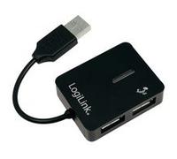 Hub USB 2.0 Smile, 4 ports, noir