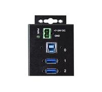 StarTech.com Concentrateur USB 3.0 10 ports - 5Gbps - Concentrateur USB-A industriel en métal avec protection contre les décharges électrostatiques et les surtensions - Montage sur rail DIN, mur ou bureau - Concentrateur d'extension USB conforme à la norme TAA
