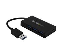 Startech.com hub usb 3.0 - 4 ports - usb-a vers 3x usb-a 1x usb-c - co