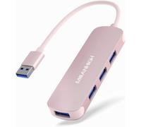 Hub Usb 3.0 4 Ports Usb Pour Ordinateur Portable, Répartiteur Multiport Pour Ordinateur Portable, Extenseur De Port Usb Pour Macbook Pro, Imac Hp, Dell, Asus, Pc, Clé Usb, Disque Dur Mobile[Z474]