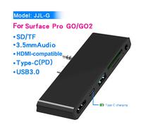 HUB USB 3.0 4K,adaptateur Gigabit Ethernet compatible HDMI,audio SD/TF pour Stations d'accueil pour ordinateur portable Microsoft Surface GO 2 - Type JJL-G