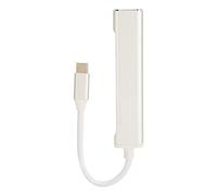 Hub USB 3.0 5 en 1, concentrateur multiport avec Lecteur de Cartes mémoire, séparateur USB en Alliage d’Aluminium pour Ordinateur Portable et PC, Transfert de données à Haut débit