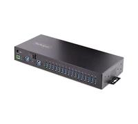 StarTech.com Hub USB 3.0 16 ports 5 Gbit/s métal – Alimenté – DIN/Surface/Rack – Protection ESD