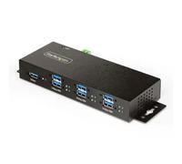 Hub USB 3.0 7 Ports avec 7x USB-A, Boîtier Industriel en Métal, Hub USB 7 ports avec Protection ESD,