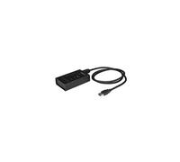 Hub USB 3.0 à 4 ports en métal - Concentrateur USB A vers 3x USB A et 1x USB-C -Montable (HB30A3A1CST) - Concentrateur (hub) - 3 x SuperSpeed USB 3.0