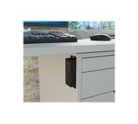 Hub USB 3.0 Alimenté de 4 ports avec Station de Recharge de 3 ports USB (2 x 1A, 1 x 2A) - Boîtier en Métal à Fixation Murale - Concentrateur (hub) -