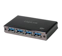 Hub USB 3.0 avec bloc d'alimentation, 4 ports,