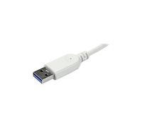 StarTech Hub USB 3.0 ST43004UA 4 ports compact câble intégré aluminium