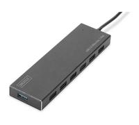 Hub USB 3.0 Digitus DA-70241-1 7 ports boîtier en aluminium noir
