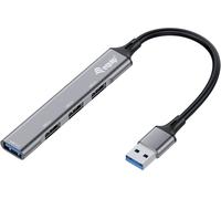 Hub USB 3.0 Equip 128960 4 ports noir, gris