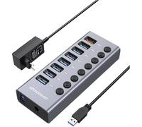 Hub USB 3.0 GrauGear G-HUB71-A 7 ports multicolore