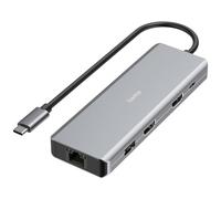 Hub USB 3.0 Hama Connect2Media 9 ports avec port de charge rapide, avec fiche