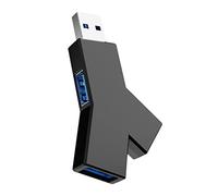 Hub USB 3.0 Hub USB 2.0 Mini Y 3-in-1 Hub USB-C Hub USB Splitter Adaptateur d'alimentation USB pour PC Ordinateur Portable (USB Noir)