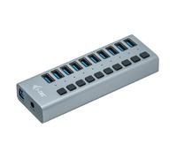 i-Tec USB 3.0 Charging HUB 10 port + Power Adapter 48 W - concentrateur (hub) - 10 ports